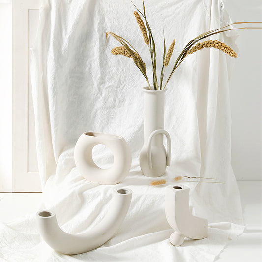 Dried Flower Ceramic Vase